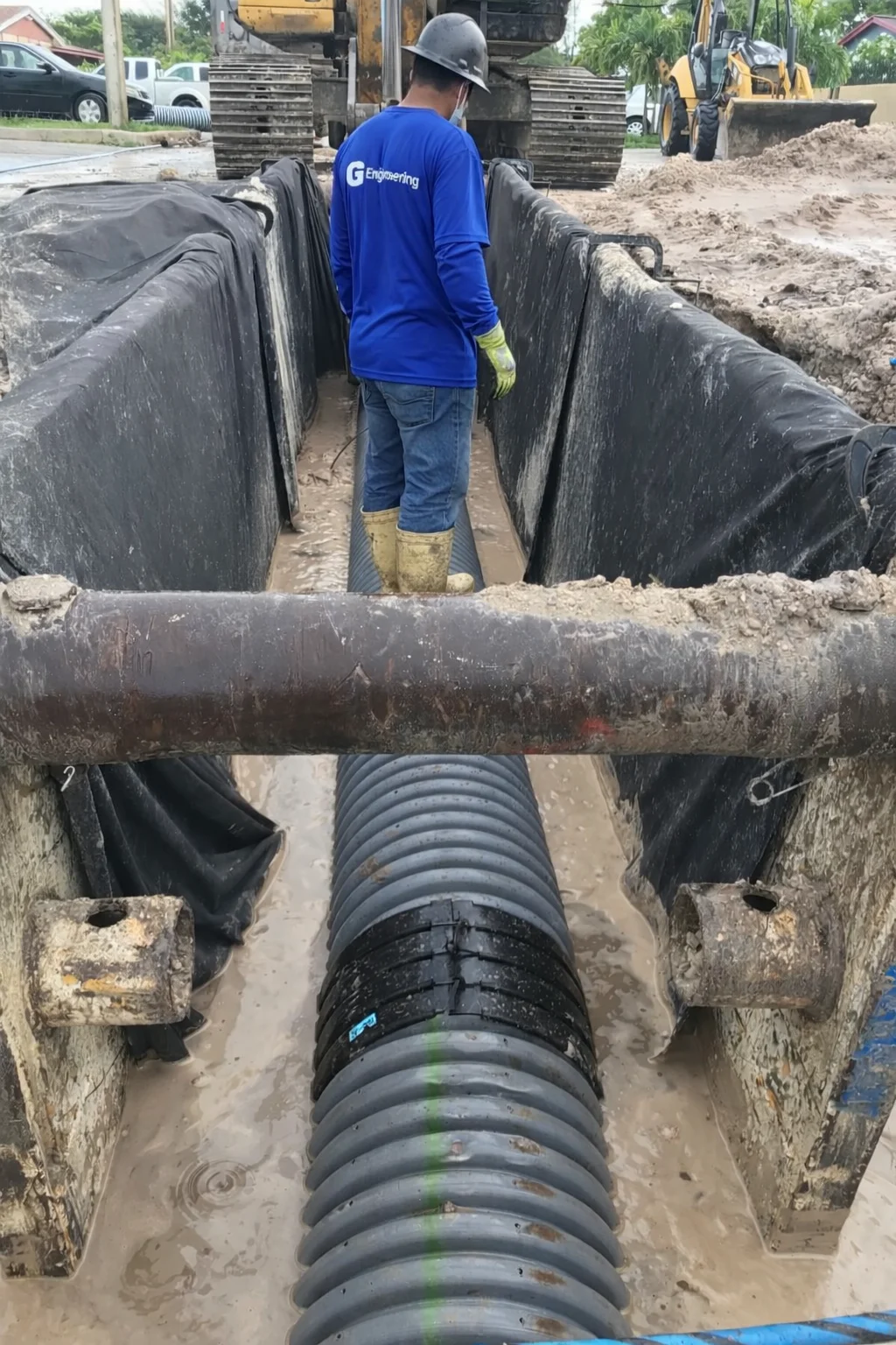 Drainage infrastructure construction in South Florida